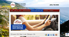 Desktop Screenshot of precisiondrivingschoolsouth.com